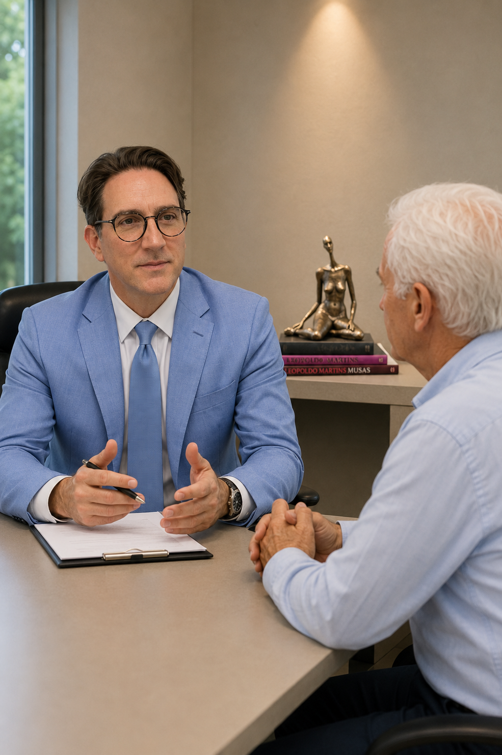 Dr. Carlos Mandelik em consulta - Clínica Revitalle